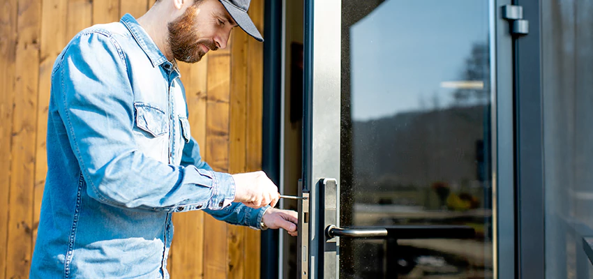 Frameless Glass Storefront Door Locks Replacement in Ojai, CA