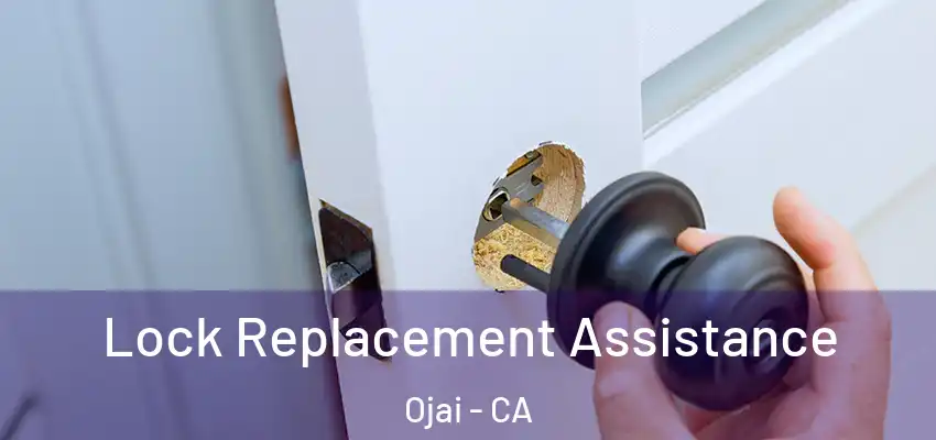 Lock Replacement Assistance Ojai - CA