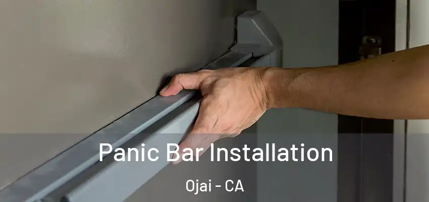 Panic Bar Installation Ojai - CA
